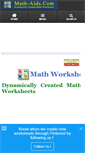 Mobile Screenshot of math-aids.com